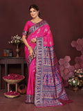 Varanga Women Banarasi Saree With Blouse Piece