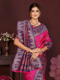 Varanga Women Banarasi Saree With Blouse Piece