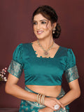 Varanga Women Banarasi Saree With Blouse Piece