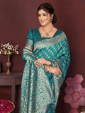 Varanga Women Banarasi Saree With Blouse Piece