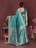 Varanga Women Banarasi Saree With Blouse Piece