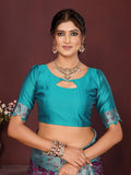 Varanga Women Banarasi Saree With Blouse Piece