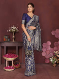 Varanga Women Banarasi Saree With Blouse Piece