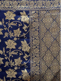 Varanga Women Banarasi Saree With Blouse Piece