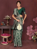 Varanga Women Banarasi Saree With Blouse Piece