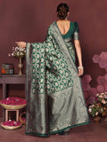 Varanga Women Banarasi Saree With Blouse Piece