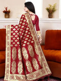 Varanga Women Banarasi Saree With Blouse Piece