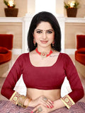 Varanga Women Banarasi Saree With Blouse Piece