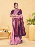 Varanga Women Banarasi Saree With Blouse Piece