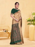Varanga Women Banarasi Saree With Blouse Piece