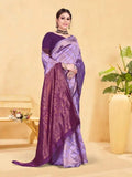 Varanga Women Banarasi Saree With Blouse Piece