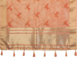 Ethnic Motifs Zari Woven Design Banarasi Saree