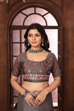 Ethnic Motifs Zari Woven Design Banarasi Saree