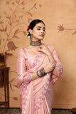Ethnic Motifs Zari Woven Design Banarasi Saree