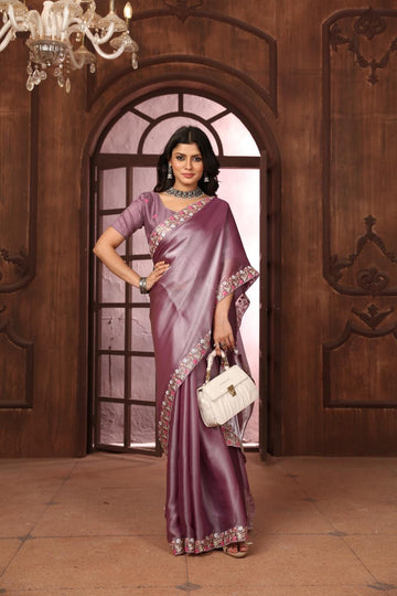 Ethnic Motifs Zari Woven Design Banarasi Saree