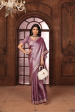Ethnic Motifs Zari Woven Design Banarasi Saree