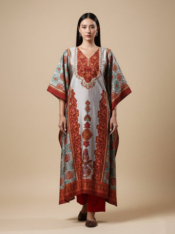 Women Floral Printed Kurta with Trousers