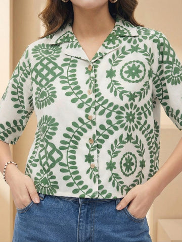 Varanga Women Summer Floral printed Top