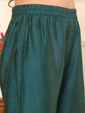 Varanga Women Green Bandhani Printed Straight Kurta