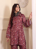 Varanga Women Rust Floral Printed Winter Co-Ord Set