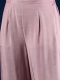 Varanga Co Ords Set With Embroidered Top Paired With Solid Ankle-Length Trousers For A Stylish And Comfortable Look.
