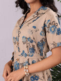 Varanga Women Floral Printed Shirt Dress