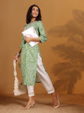 Varanga Bandhani Printed Sequinned Tie-Up Neck Kurta