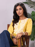 Varanga Women Chikankari Thread Embroidered Kurti With Three Quarter Sleeve.