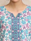 Varanga Women Floral Printed Curved Hem Tunic