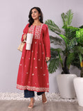 Varanga Women Thread Embroidered High Slit Kurta