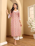 Varanga Women Ethnic Floral Printed Flared Sleeve Kurta