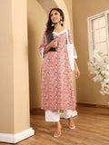 Varanga Women Ethnic Floral Printed Flared Sleeve Kurta