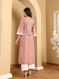 Varanga Women Ethnic Floral Printed Flared Sleeve Kurta