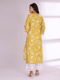 Varanga Women Ethnic Floral Printed Flared Sleeve Kurta