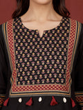 Varanga Women Jaipuri Ethnic Printed Yoke Straight Kurta