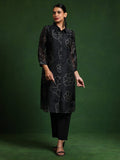 Varanga Women Premium Bandhani Floral Printed Shirt Kurta