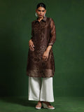 Varanga Women Premium Bandhani Floral Printed Shirt Kurta