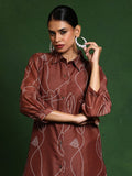 Varanga Women Premium Bandhani Floral Printed Shirt Kurta