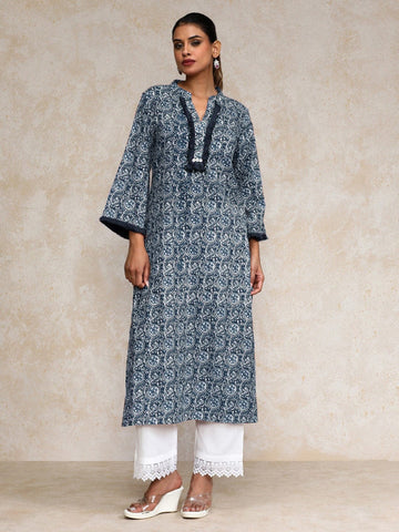 Varanga Varanga Women Ethnic Floral Printed straight kurta