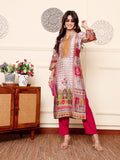 Varanga Women Grey Ethnic Floral Printed Gota Embellished Kurta With Solid Trouser.