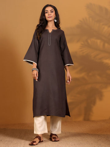 Varanga Women Flared Sleeve Pakistani Look Kurta with Trouser