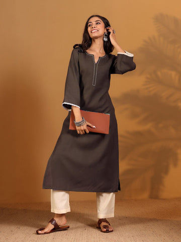Varanga Women Flared Sleeve Pakistani Look Kurta with Trouser