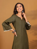 Varanga Women Flared Sleeve Pakistani Look Kurta With Trouser