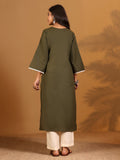 Varanga Women Flared Sleeve Pakistani Look Kurta With Trouser