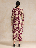 Floral Printed Puff Sleeve Kurta With Trouser