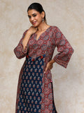 Varanga Women Ethnic Jaipuri Printed, Two Print Gota Embelished Kurta With Trouser