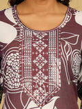 Varanga Women Round Neck Bold Print Kurta Set