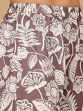 Varanga Women Thread Embroidered Yoke Floral Printed Kurta with Trouser