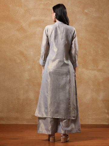 Varanga Women Solid Straight Kurta with Palazzo