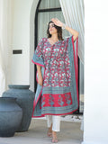 Varanga Women Ethnic Floral Printed Kaftan with Trouser